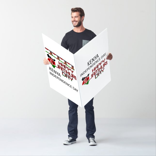 Happy Kenya Jamhuri Day: Happy Independence Day Card (In Situ)