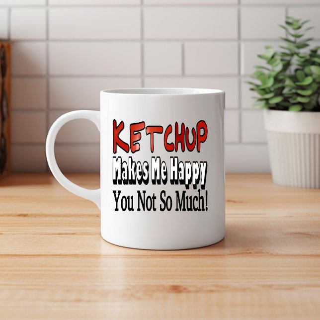 Happy Ketchup Coffee Mug (Creator Uploaded)
