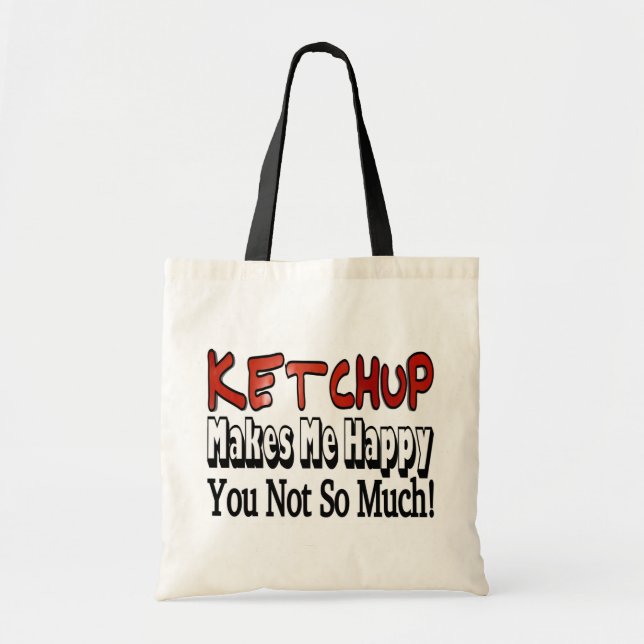 Happy Ketchup Tote Bag (Front)