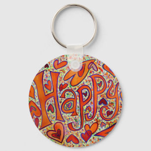 Happy Keychain