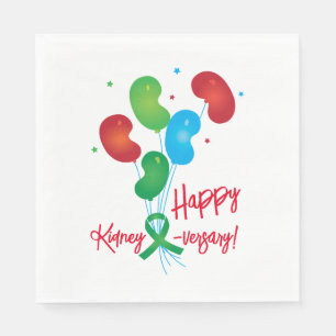 Happy Kidney-versary Paper Napkin