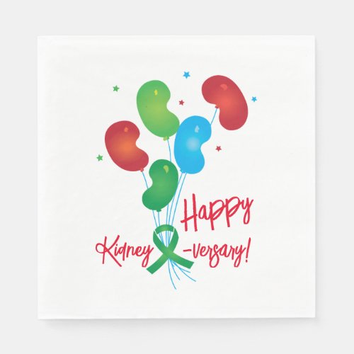 Happy Kidney_versary Paper Napkin