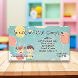 Happy Kids and Balloons Childcare Daycare Children Business Card