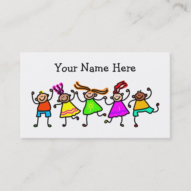 Happy Kids Business Card (Front)
