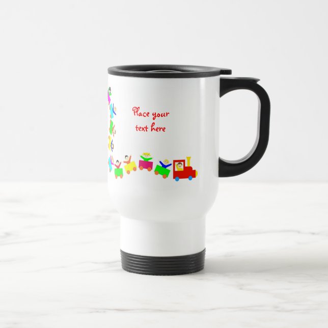 Happy Kids Train Travel Mug (Right)