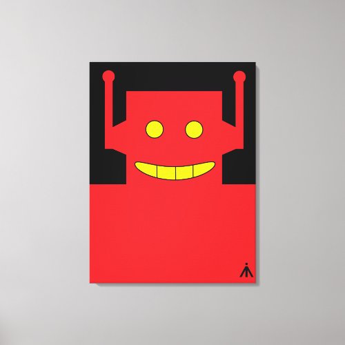 Happy Killer Robot Canvas Print