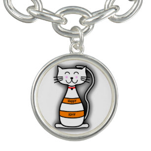 Happy Kitty Charm Bracelet