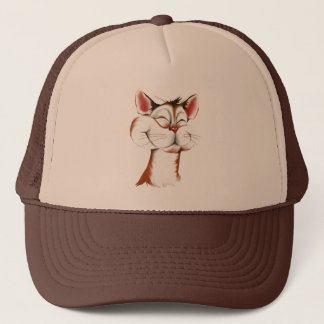 Happy Kitty Face Hat