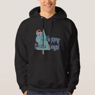 Happy Koala-Days Cute Koala In A Christmas Tree Gi Hoodie
