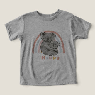 Happy koala toddler t-shirt