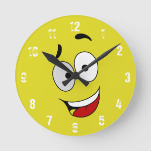 Happy Kook Art Clock - Wall Clock