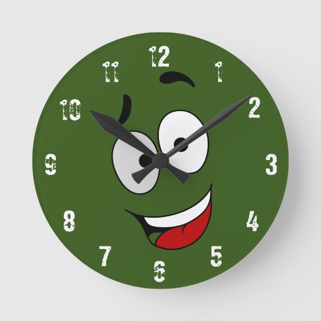 Happy Kook Art Clock - Wall Clock (Front)