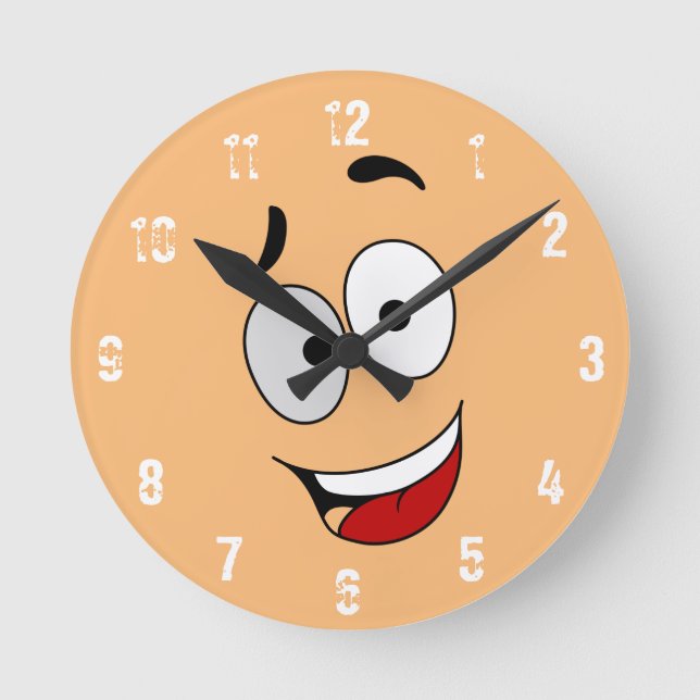 Happy Kook Art Clock - Wall Clock (Front)