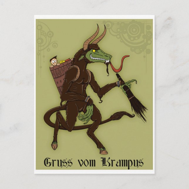 Happy Krampus Day! Postcard (Front)