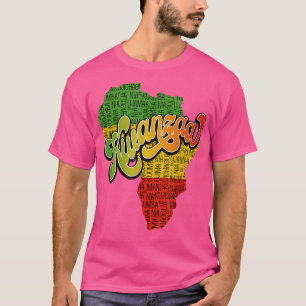 Happy Kwanzaa 7 Principles of Kwanzaa Africa Harve T-Shirt