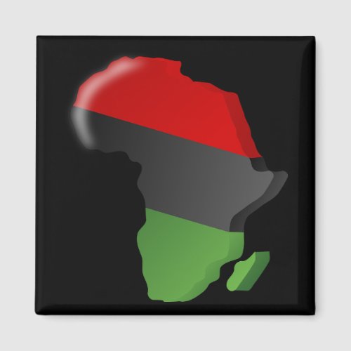 Happy Kwanzaa Africa Magnet