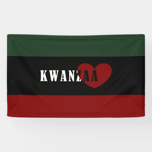 Happy Kwanzaa Banner
