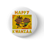 Happy Kwanzaa Button