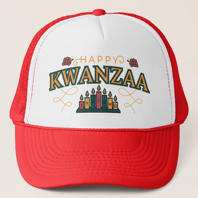 Happy Kwanzaa Cap (Front)