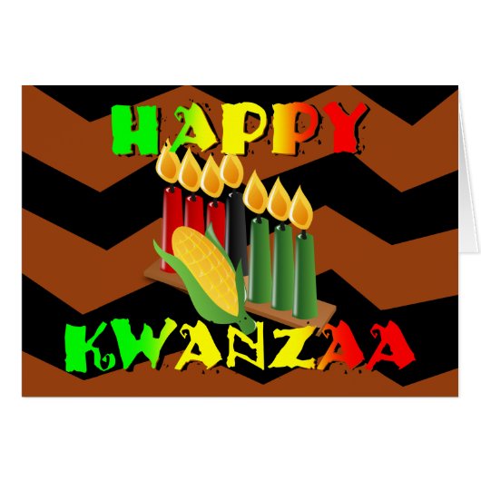 HAPPY KWANZAA CARDS (Front Horizontal)