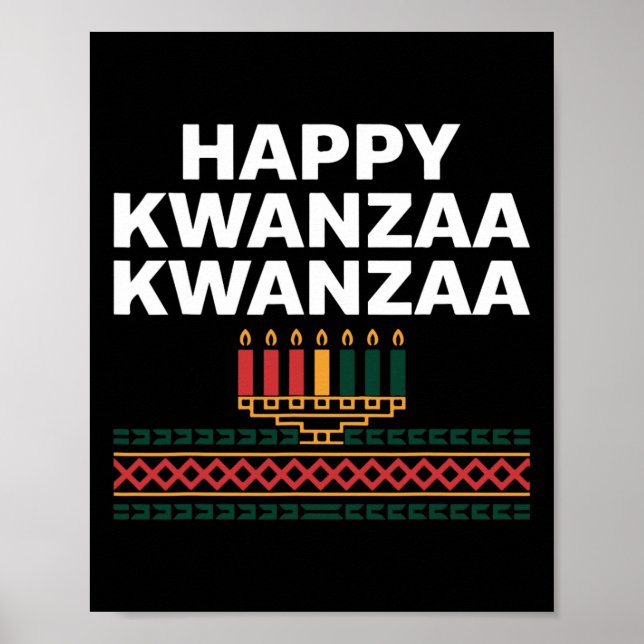 Happy Kwanzaa Celebration  Poster (Front)