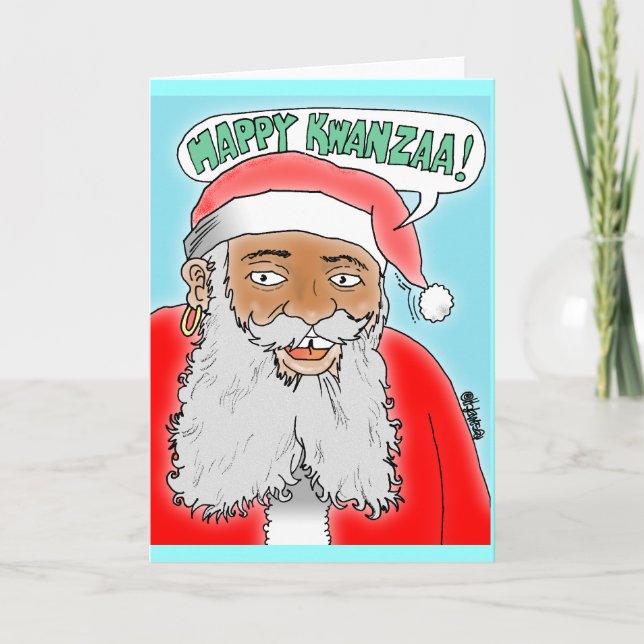 HAPPY KWANZAA CHRISTMAS CARD (Front)