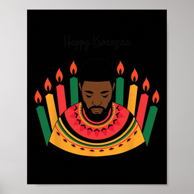 Happy Kwanzaa Day Kwanzaa Celebration Ideas Unity  Poster (Front)