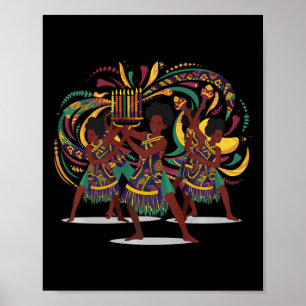 Happy Kwanzaa Day Kwanzaa Family Community Events Poster