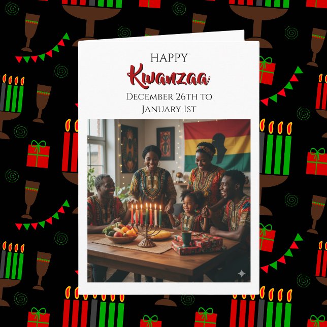 Happy Kwanzaa - December December 26 to January 1 Card (Creator Uploaded)