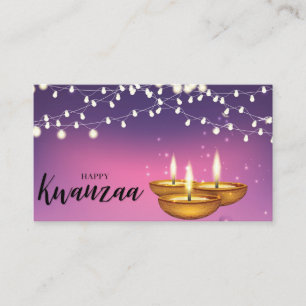 Happy Kwanzaa Enclosure Card