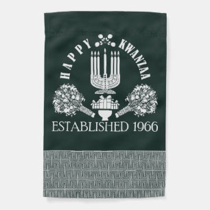 Happy Kwanzaa Garden Flag