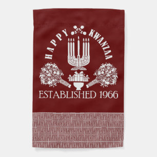 Happy Kwanzaa Garden Flag