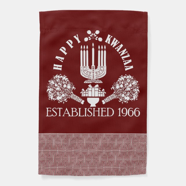 Happy Kwanzaa Garden Flag (Front)