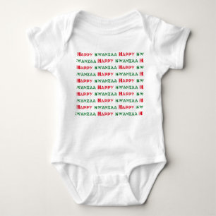 Happy Kwanzaa Greeting 2 Baby Bodysuit