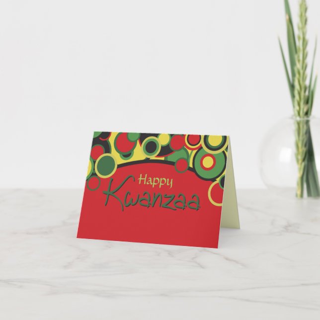 Happy Kwanzaa Holiday Card (Front)