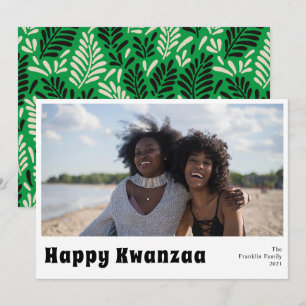 Happy Kwanzaa Holiday Photo Card