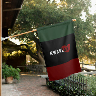 Happy Kwanzaa House Flag