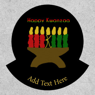 Happy Kwanzaa Kinara Patch