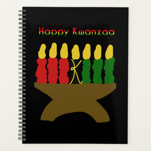 Happy Kwanzaa Kinara Planner