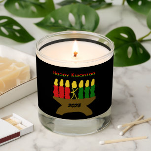Happy Kwanzaa Kinara Scented Candle