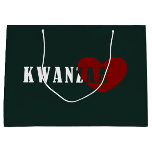 Happy Kwanzaa Large Gift Bag
