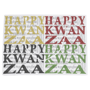 Happy Kwanzaa Large Gift Bag