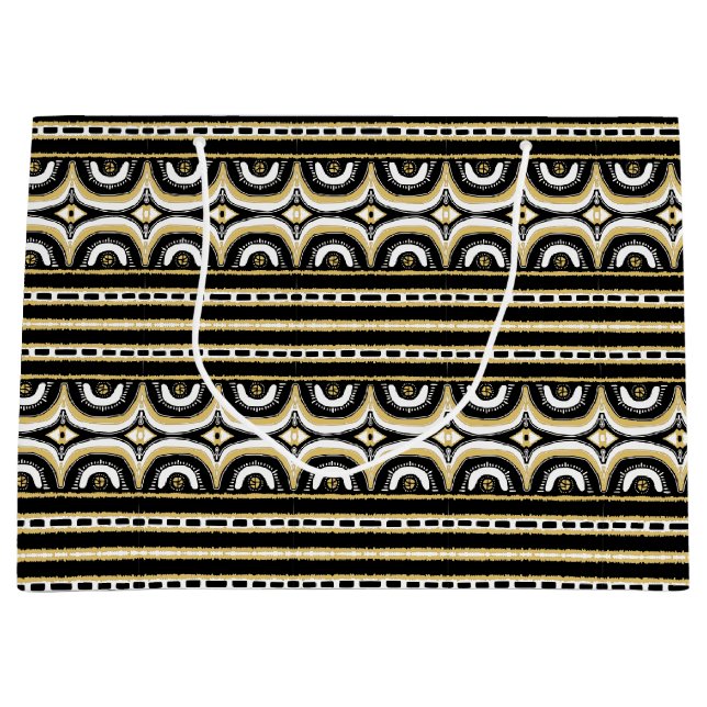 Happy Kwanzaa Large Gift Bag (Front)