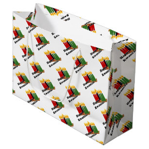 Happy Kwanzaa Large Gift Bag