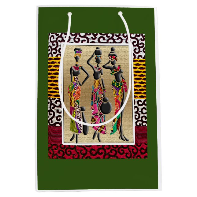Happy Kwanzaa Medium Gift Bag (Front)