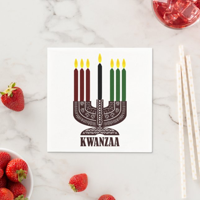 Happy Kwanzaa Napkins (Insitu)