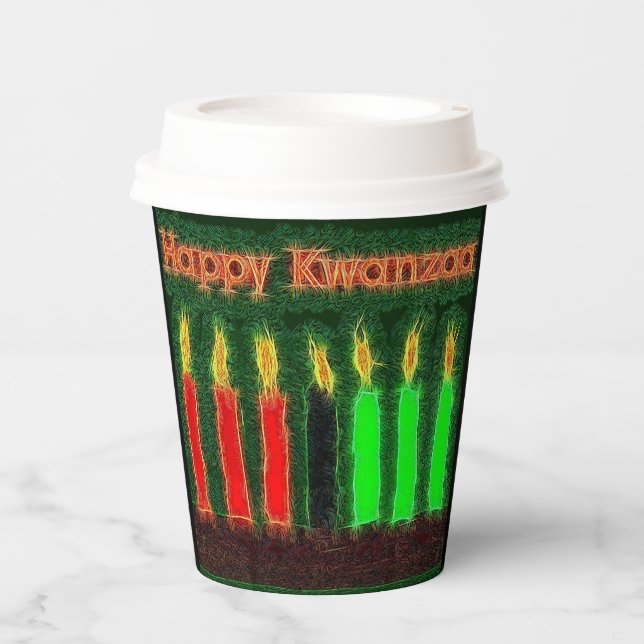 Happy Kwanzaa Paper Cups (Front)