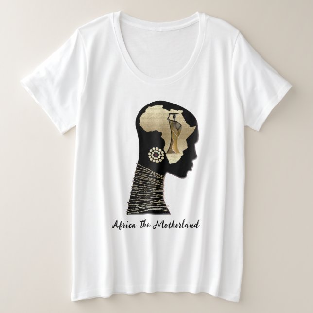 Happy Kwanzaa Plus Size T-Shirt (Design Front)