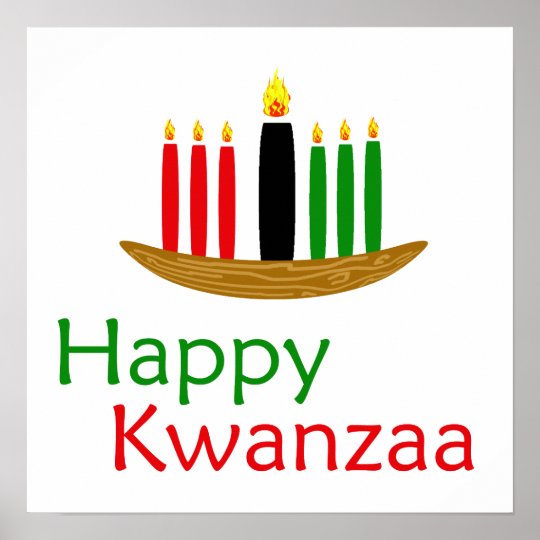 Happy Kwanzaa Poster | Zazzle.com