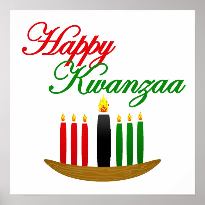 Happy Kwanzaa Poster | Zazzle.com